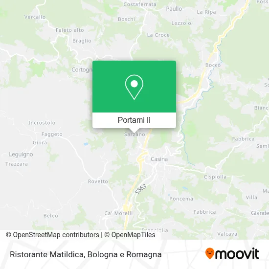 Mappa Ristorante Matildica
