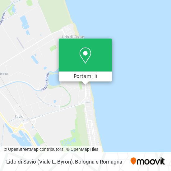 Mappa Lido di Savio (Viale L. Byron)