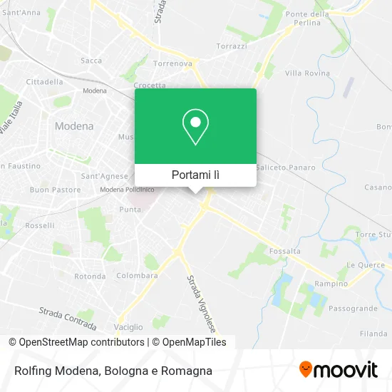 Mappa Rolfing Modena