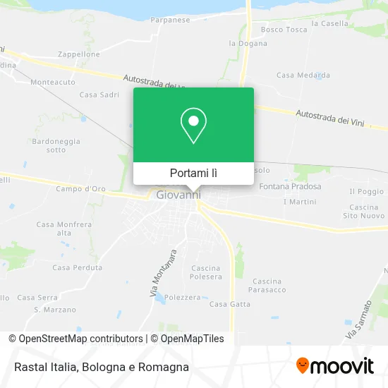 Mappa Rastal Italia