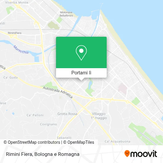 Mappa Rimini Fiera