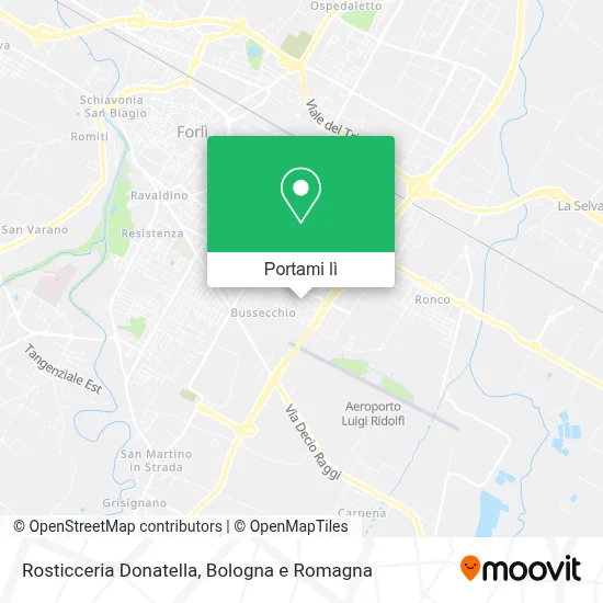 Mappa Rosticceria Donatella