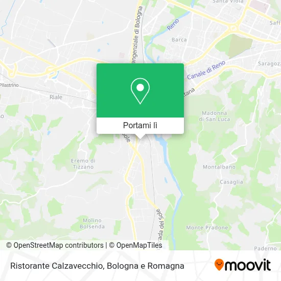 Mappa Ristorante Calzavecchio