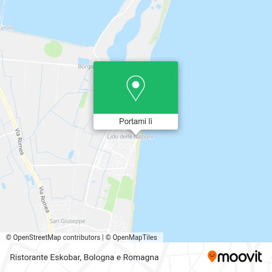 Mappa Ristorante Eskobar