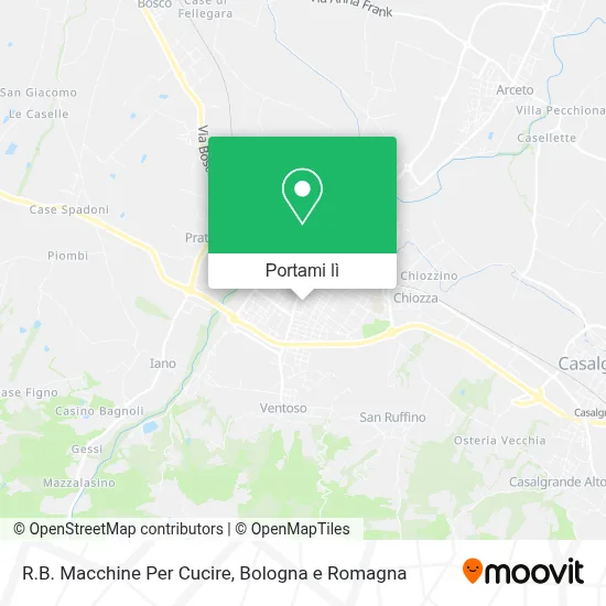 Mappa R.B. Macchine Per Cucire