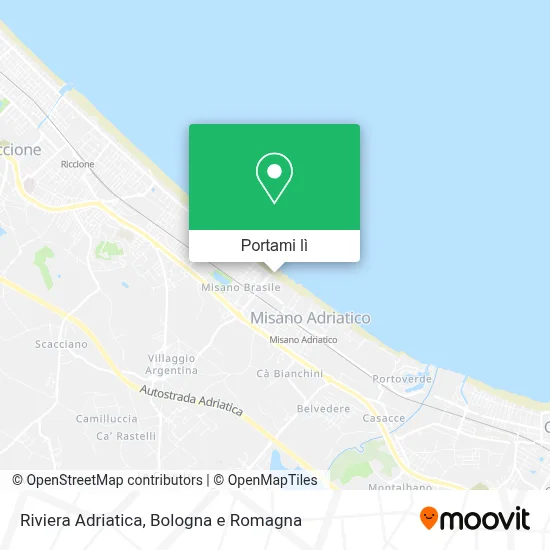 Mappa Riviera Adriatica