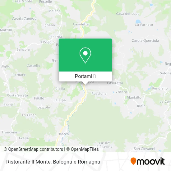 Mappa Ristorante Il Monte