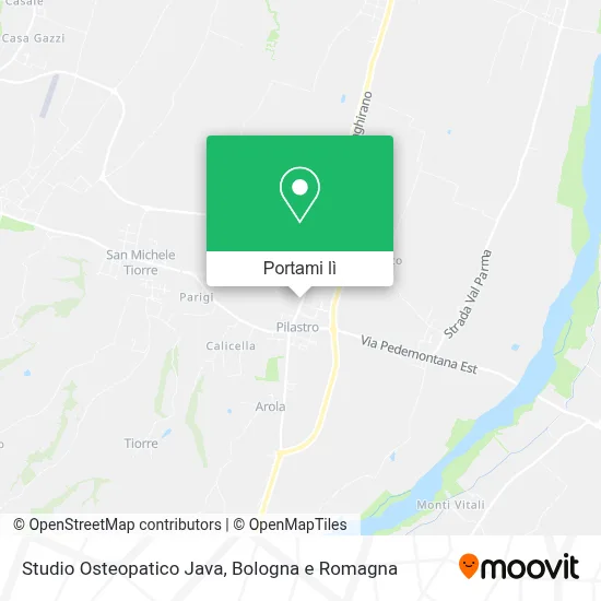 Mappa Studio Osteopatico Java