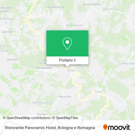 Mappa Ristorante Panoramic Hotel