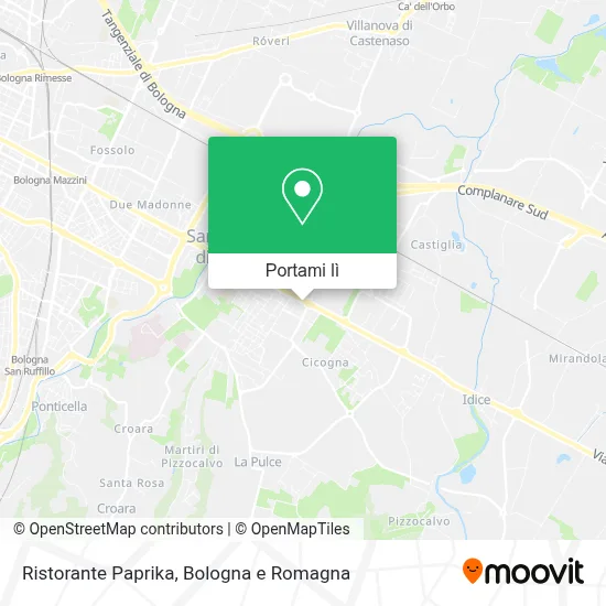 Mappa Ristorante Paprika