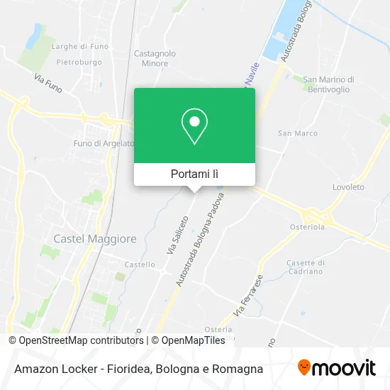 Mappa Amazon Locker - Fioridea