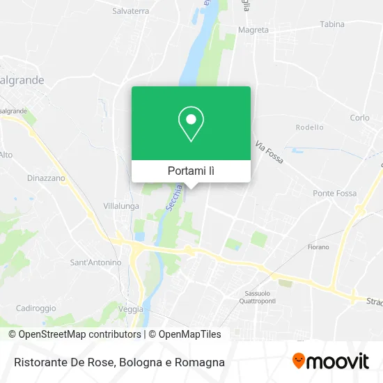Mappa Ristorante De Rose