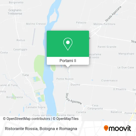 Mappa Ristorante Rossia