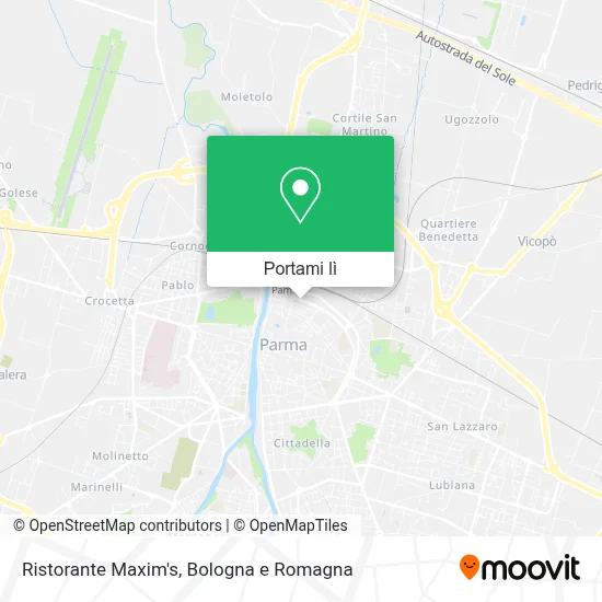 Mappa Ristorante Maxim's