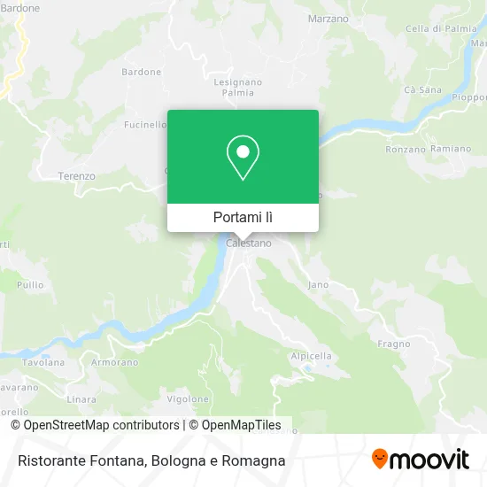 Mappa Ristorante Fontana