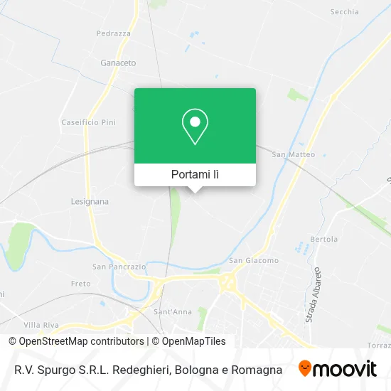 Mappa R.V. Spurgo S.R.L. Redeghieri