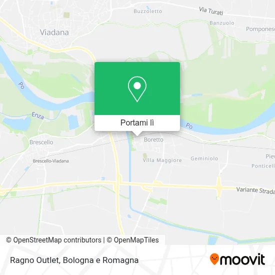 Mappa Ragno Outlet