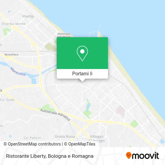 Mappa Ristorante Liberty