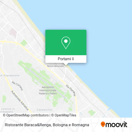 Mappa Ristorante Baraca&Renga