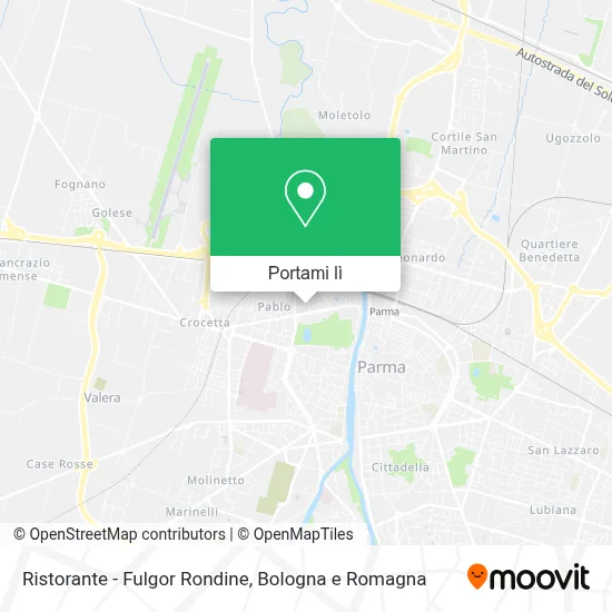 Mappa Ristorante - Fulgor Rondine