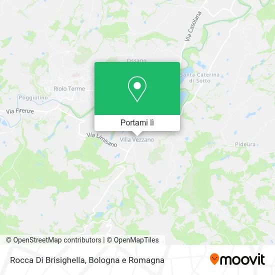 Mappa Rocca Di Brisighella
