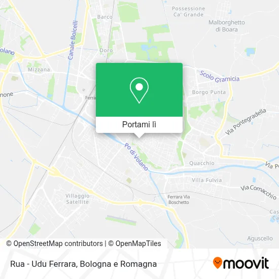 Mappa Rua - Udu Ferrara