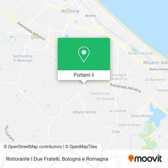 Mappa Ristorante I Due Fratelli