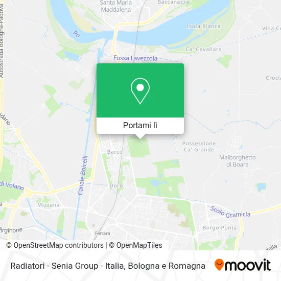 Mappa Radiatori - Senia Group - Italia