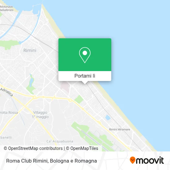 Mappa Roma Club Rimini