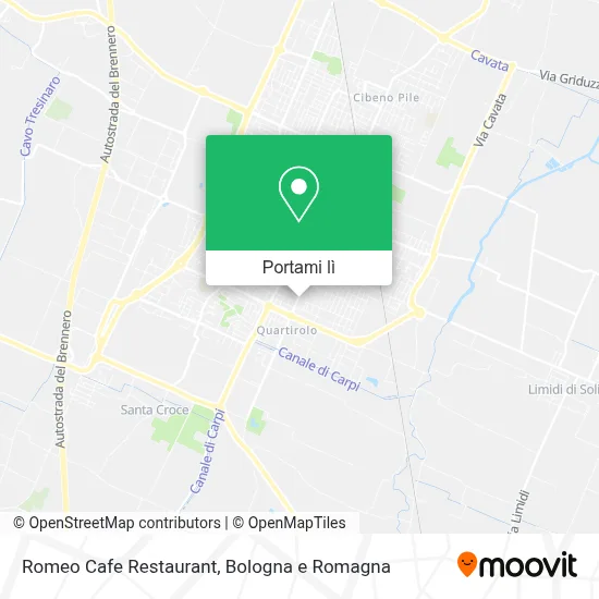 Mappa Romeo Cafe Restaurant