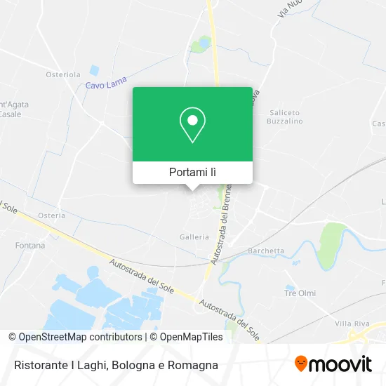 Mappa Ristorante I Laghi