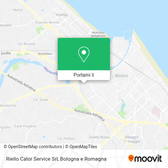 Mappa Riello Calor Service Srl