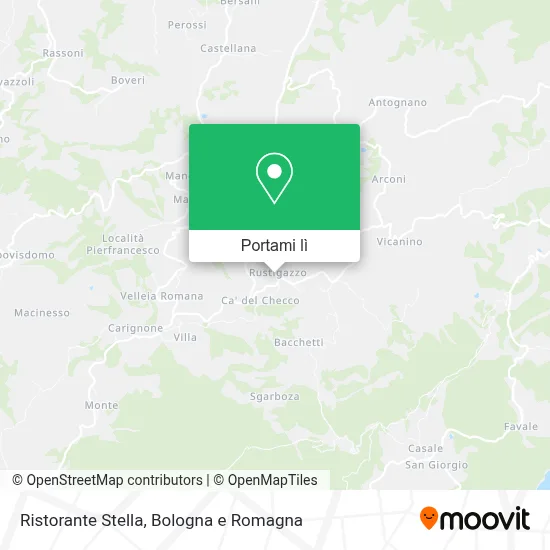 Mappa Ristorante Stella