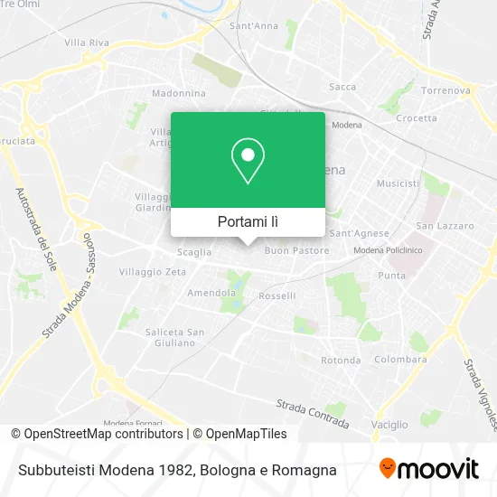Mappa Subbuteisti Modena 1982