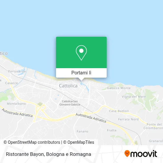 Mappa Ristorante Bayon
