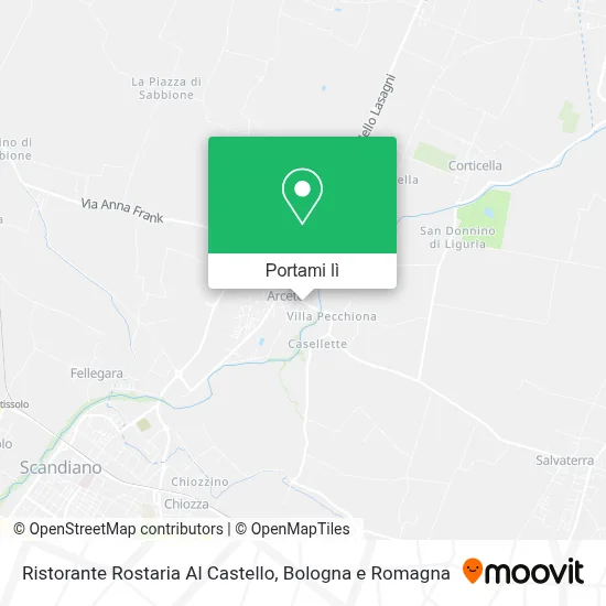 Mappa Ristorante Rostaria Al Castello