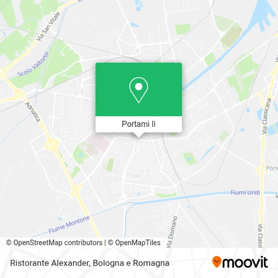 Mappa Ristorante Alexander