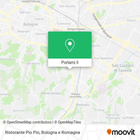 Mappa Ristorante Pio Pio
