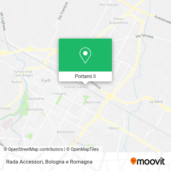 Mappa Rada Accessori