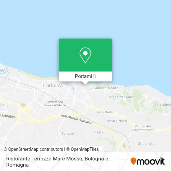 Mappa Ristorante Terrazza Mare Mosso