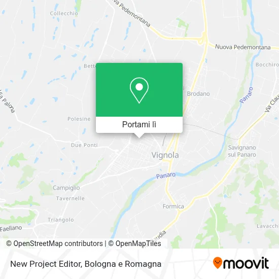 Mappa New Project Editor