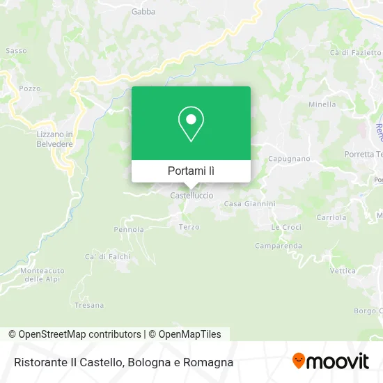 Mappa Ristorante Il Castello