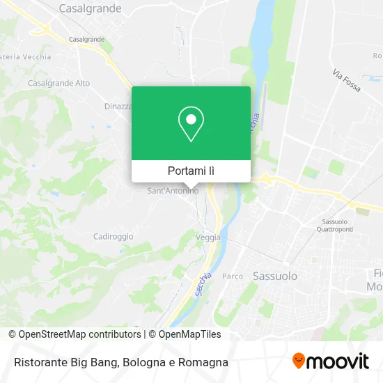 Mappa Ristorante Big Bang