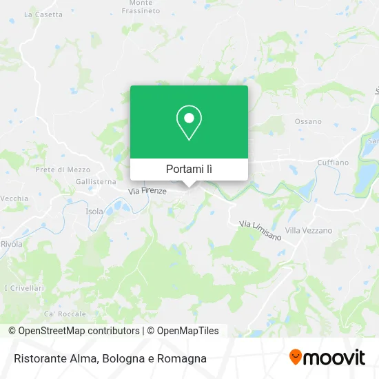 Mappa Ristorante Alma
