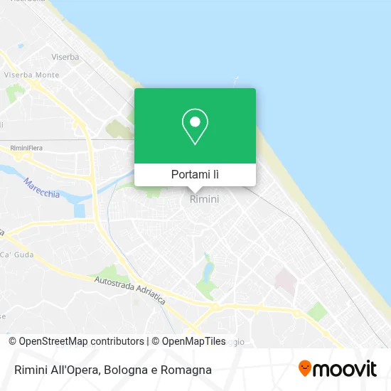 Mappa Rimini All'Opera