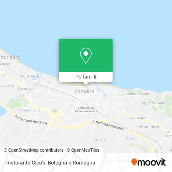 Mappa Ristorante Cico's