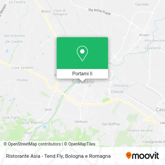 Mappa Ristorante Asia - Tend Fly
