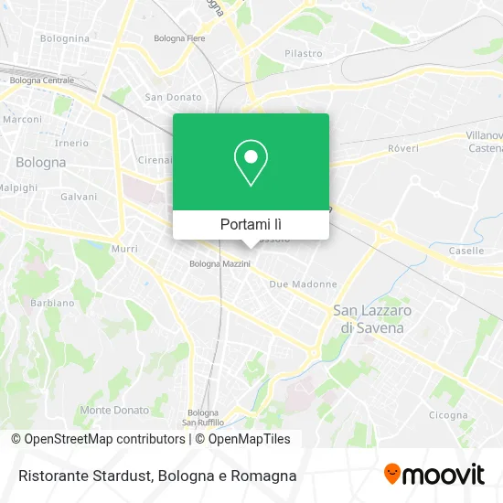 Mappa Ristorante Stardust