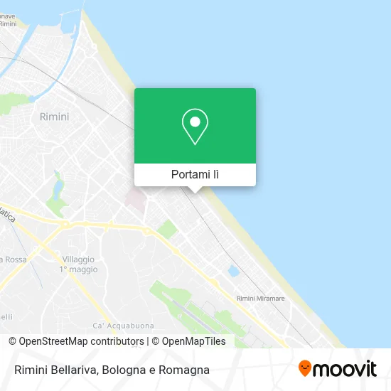 Mappa Rimini Bellariva