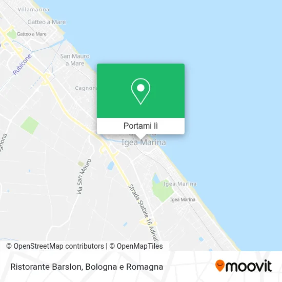 Mappa Ristorante Barslon